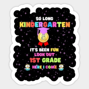 kindergarten graduation 2024 medal owl graduated Sticker